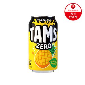 롯데칠성 탐스제로 파인애플 355ml x 24개