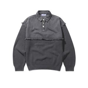 신상 가먼트 데님 카라니트 3종택1