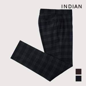 INDIAN  남성 체크 기모 바지_MIGDLXW9301