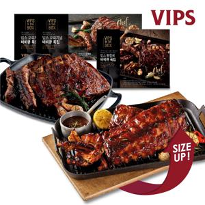 빕스 오리지널 바비큐 폭립 600g + 폭립 450g(블랙/왕갈비/스파이시) 선택하기