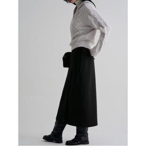 맥시랭스 랩스커트  블랙 (125X27MQA5)