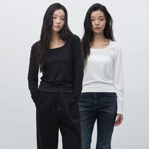 [혜임님 착용] 히트젯 히트 U넥 티셔츠 [3COL] / WBE4L01516