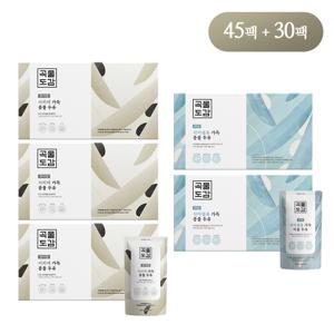 [푸드온다X이지테이블] 곡물도감 서리태 가득 콩물두유 시그니쳐 3박스 + 식이섬유 가득 비움 2박스