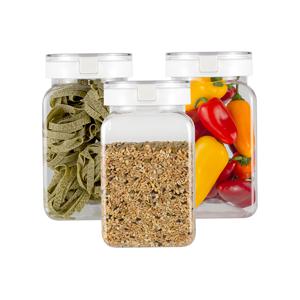 버튼 원터치보관용기 1400ml 3개