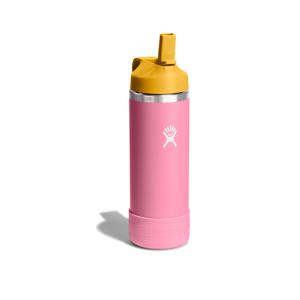 하이드로 플라스크 18온즈 532ml 키즈 와이드 스트로캡앤부트 텀블러 달리아