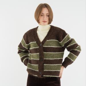 [최초가 119,000원]  단가라 알파카 니트 가디건