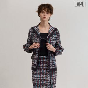 [최초가 179000원] 트위드 패턴 세일러카라 자켓_LPJKF025002