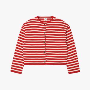 [최초가 249,000] 울캐시미어 스트라이프 가디건 레드 IFDCD00310