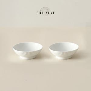 플리세 높은 찬기 120 2P 세트