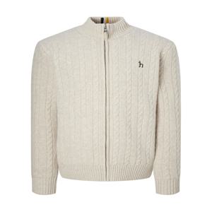 남성 [[24FW]] WHSW4D327I1 [스테디셀러] 베이지 짜임 울 집업니트