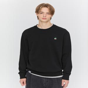 [[25FW]] SPTS5F101BK [HAZZYS PHIZ] 블랙 기모 맨투맨