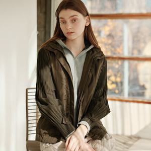 [최초가 413000원] 플리츠 배색 프리미엄 후드 숏패딩 점퍼(3colors)_YF10WNPPD01