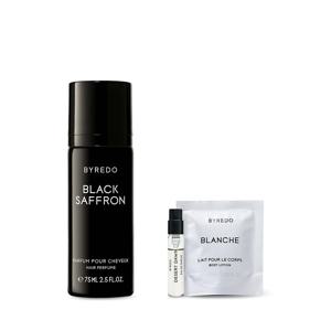 [공식] 헤어퍼퓸 블랙 샤프란 75ml [+향수 2ML & 바디 10ML 1종 랜덤]