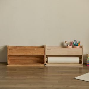 롤페이퍼 원목 미술놀이 수납 거치대 택1