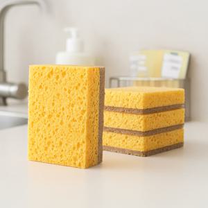 [5+5] 정직한 주방 사이잘삼 설거지 수세미 자연유래 스펀지 (10P)