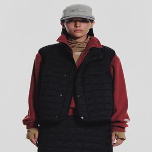 MNS Line Quilting Vest_Black