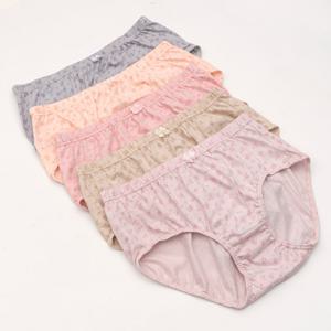 [아날도바시니] 여성 순면팬티 맥시 엄마 할머니팬티 5매세트