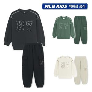 스트릿 쿠퍼스 로고 맨투맨 카고 조거 팬츠 세트 7AMTB11547APTB0454