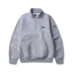 [롯데백화점](남녀공용) P4848 기모 루즈핏 아노락 맨투맨 티셔츠