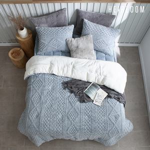 [에어룸 수면온감]25FW 보온기능성 니트극세사 침구1세트_Q