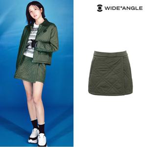 공식 신상 여성 CO 랩 스커트형 퀼팅 하프 골프 팬츠 L WWW25351K7