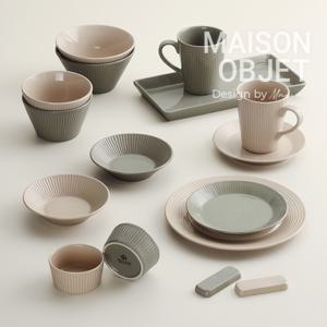 라이닝 2인 홈세트 16P 카키베이지