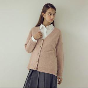 [최초가:89,000원] 브이넥 루즈핏 가디건 X256PWKA55