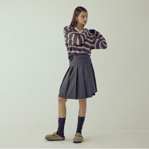 [최초가:239,000원] 레이어드 플리츠 스커트 X256PWS952