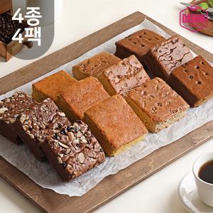 다신샵 성수동제빵소 글루텐프리 단백한빵 4종 4팩 / 프로틴카스테라 식단빵