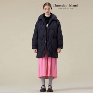 [정상가-399000원][Thursday Island] 벨티드 변형 퀼팅 다운 점퍼(T238MDJ239W)
