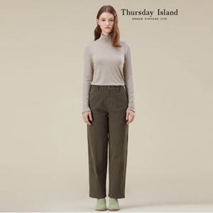 [정상가-199000원][Thursday Island] 배기핏 스판 팬츠(T238MPT235W)