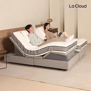 라클라우드 헬스모션(Q)+천연라텍스 매트리스(Q)20cm / 전동침대 모션베드 (퀸)