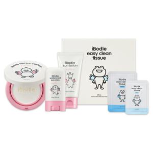 [아이보들 선케어 풀SET] 선로션 / 선스틱 / 빅 선쿠션 / 이지클린티슈 SET (각 1개)