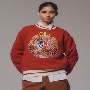 Menasoo Heritage Heavy Sweatshirt_Red_기모원단