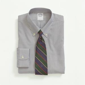 [정상가 169000원] 논아이론 폴로버튼다운 스트라이프 드레스셔츠 (네이비) (BBTSMM9656Q)