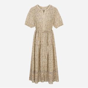 보더 플라워 풀오픈 원피스_T256MOP139W