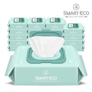 스마트에코 모데라토 80매 20팩 캡형 아기물티슈