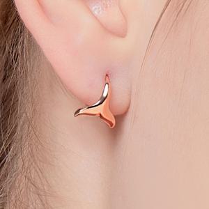 하트케이스+14k 고래꼬리 링 귀걸이plated MSE-0446