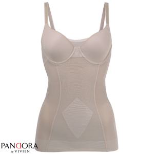 판도라by 3중 보정 헴라인 바디쉐이퍼 AB컵 pbt3737