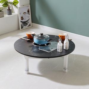 원형 불판테이블 고기 불판 식탁 좌식 좌탁 테이블 밥상