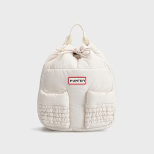 [정상가 159,000원][UNISEX] 스모크드 푸퍼 백팩 - 화이트윌로우 UBB3706KBMWHW