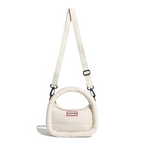 [정상가 119,000원][UNISEX] 프레임드 푸퍼 미니 호보백 - 화이트윌로우 UBX3711KBMWHW