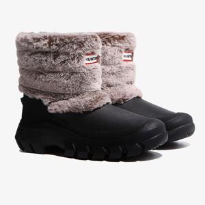 [정상가 279,000원][WOMEN] 인트레피드 퍼 숏 스노우부츠 - 블랙/내추럴 WFS1000RBFBNR