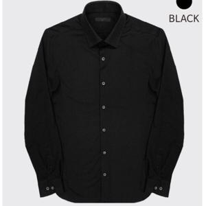 남자 기본 블랙 셔츠 검정 와이셔츠 이지케어 신축성 좋은 스트레치 셔츠_JK