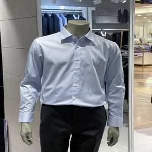 남성 스카이블루 이지케어 스판 데일리 긴팔 드레스셔츠 정장 와이셔츠 남방