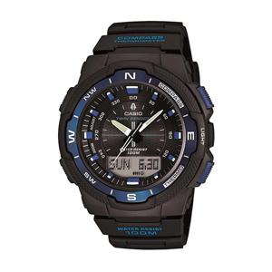 남성 남자 블랙 검정 스포츠시계 레진시계 SGW-500H-2BVDR