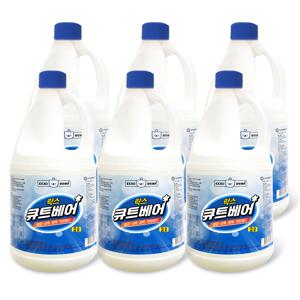큐트베어 락스 12kg (2L x 6개)/살균/표백/소독/세제