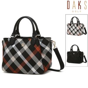 [25FW]BS여성 체크 가죽 토트백 DNGF5F956