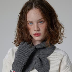 [정상가 49,000원][WOMEN] 에센셜 니트 핑거홀 장갑 - 차콜 HDW0002CGZCHC