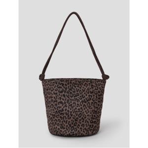 스웨이드 호피 버킷백 - 브라운 (195XD3WY2D)